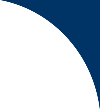 Dark blue semi circle